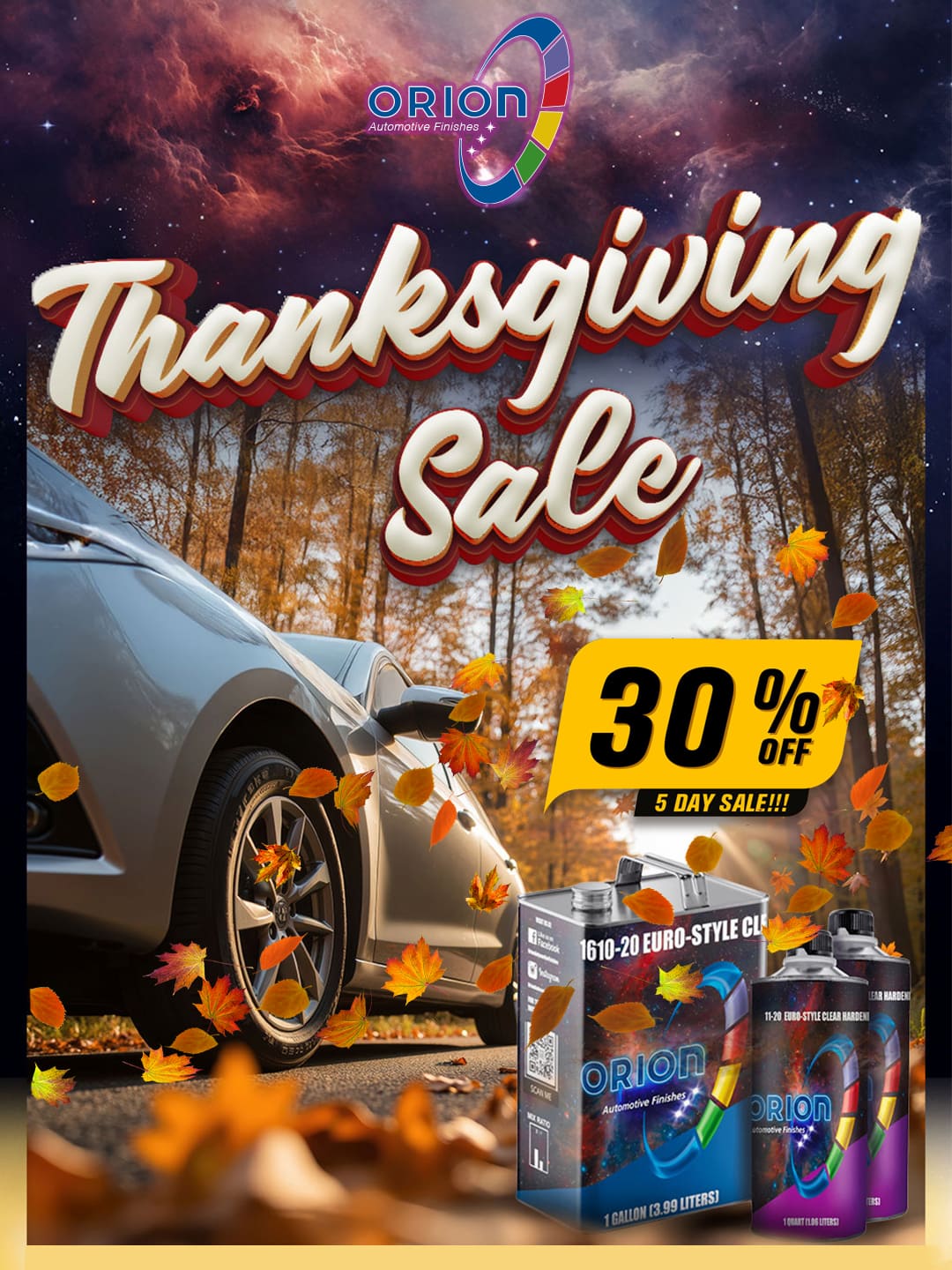 ORION THANKSGIVING SALE